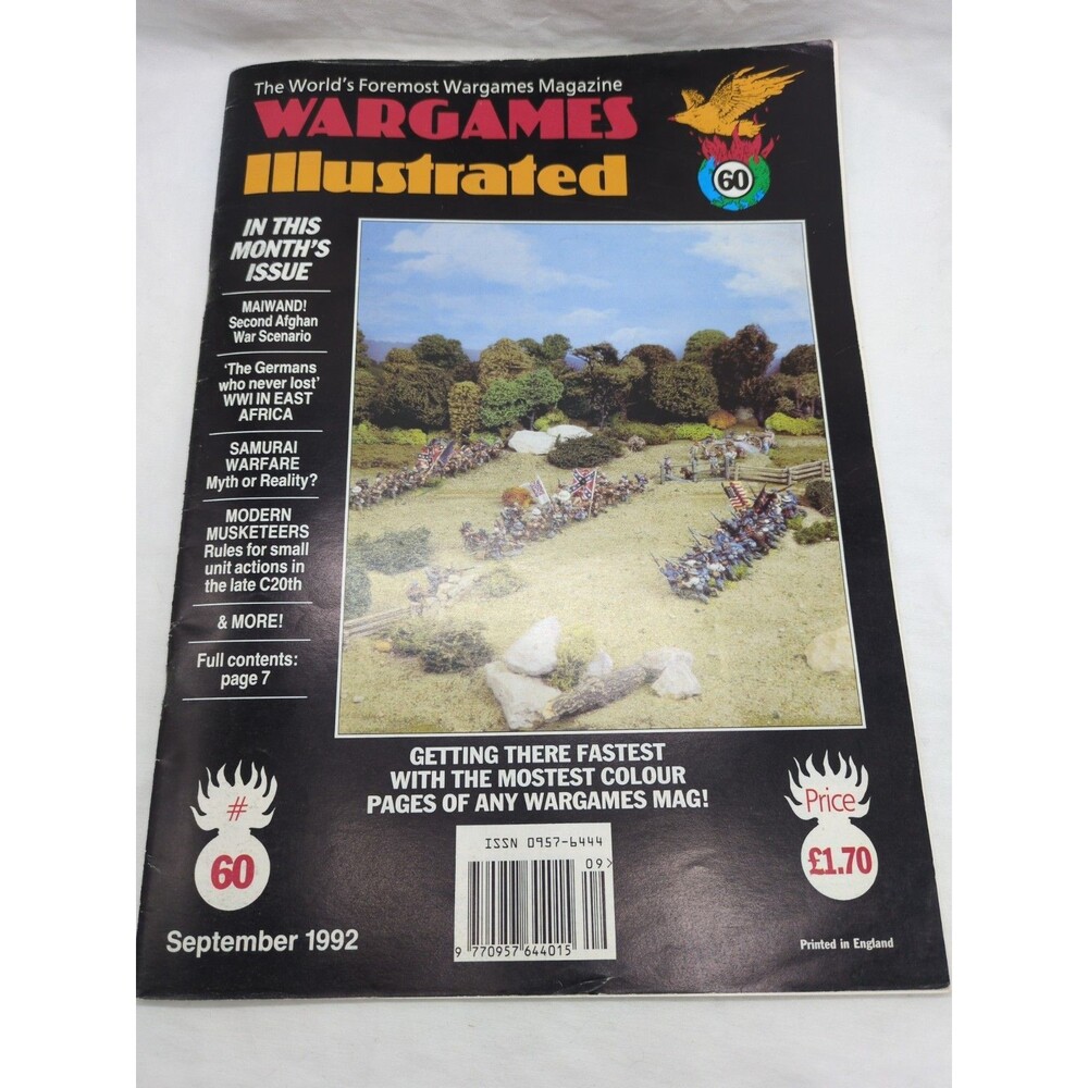 Wargames Illustrated Magazine #60 September 1992